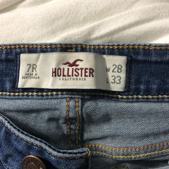 Hollister jeans; size 7R; 28x33; EUC - Picture 4 of 5